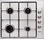 Button zu den Gaskochfeldern