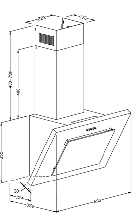 VHD60BS Maßzeichnung