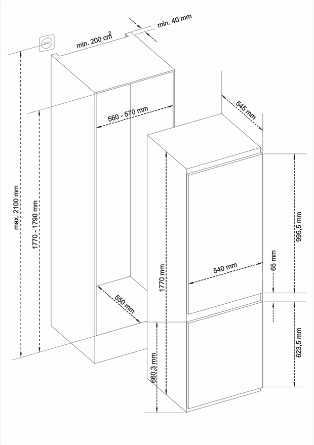 BKG1781A+ Maßzeichnung