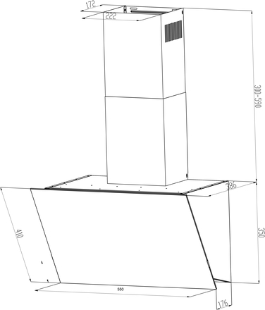 VHDA55CS Maßzeichnung